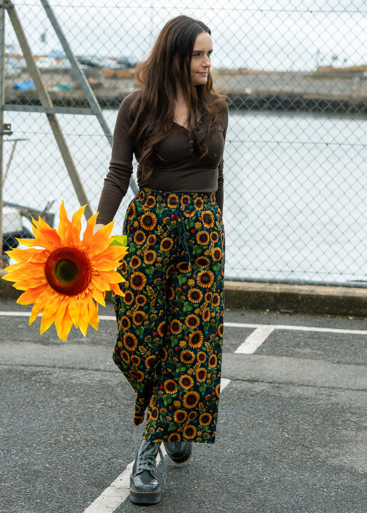 Rebel Romance - Sunflower Wide Leg Charity Trousers
