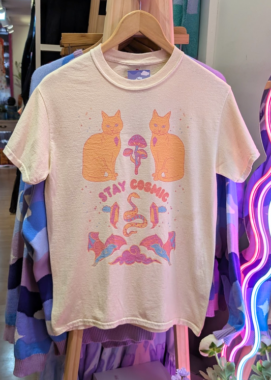 Home of Rainbows - Stay Cosmic Tee