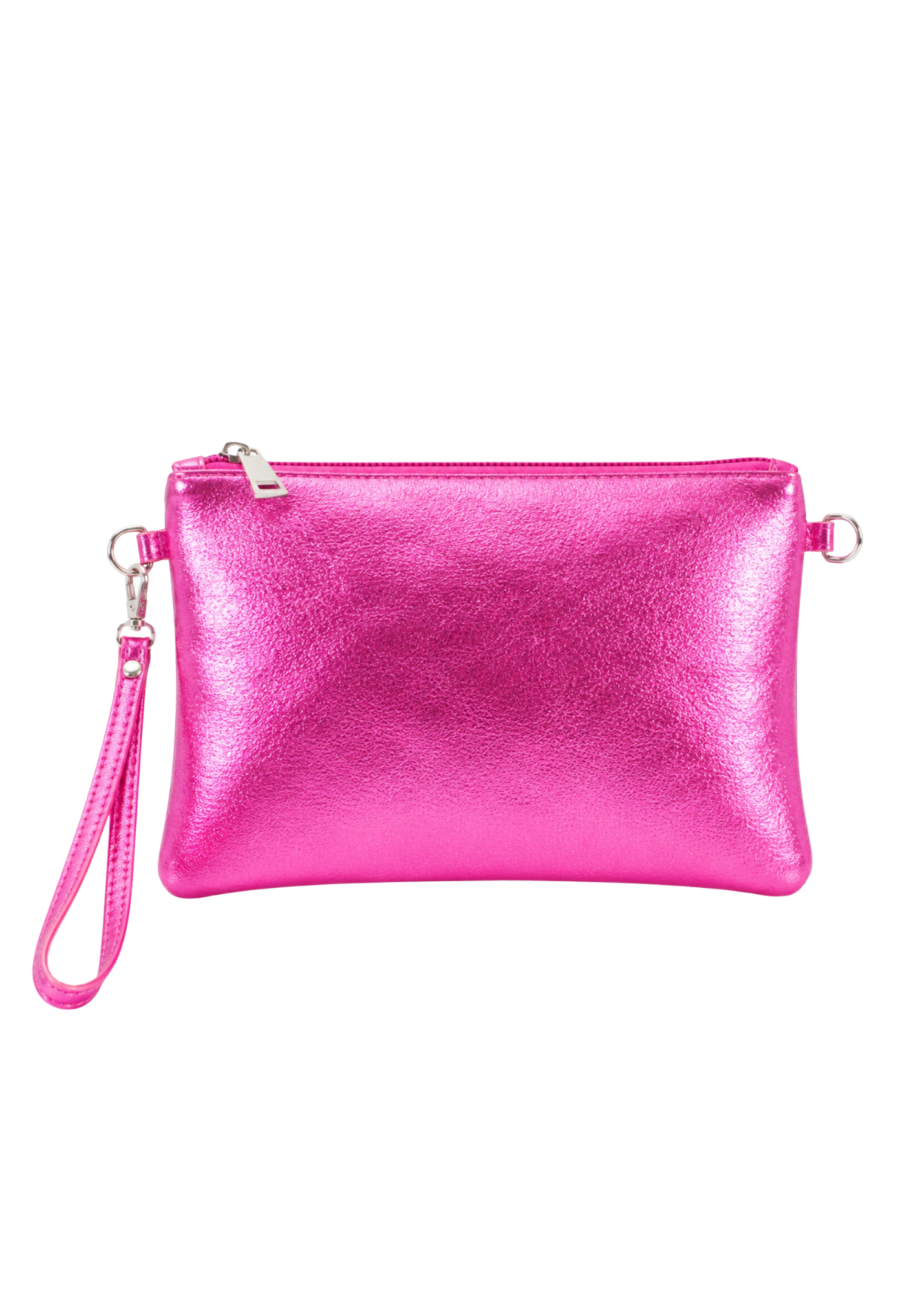 Thunder Egg - Metallic Pink Leather Shoulder Bag