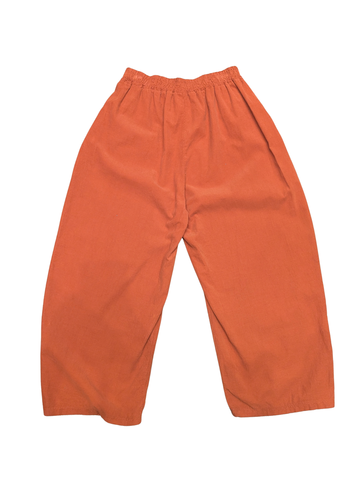 The Edit - Orange Corduroy Cocoon Trousers