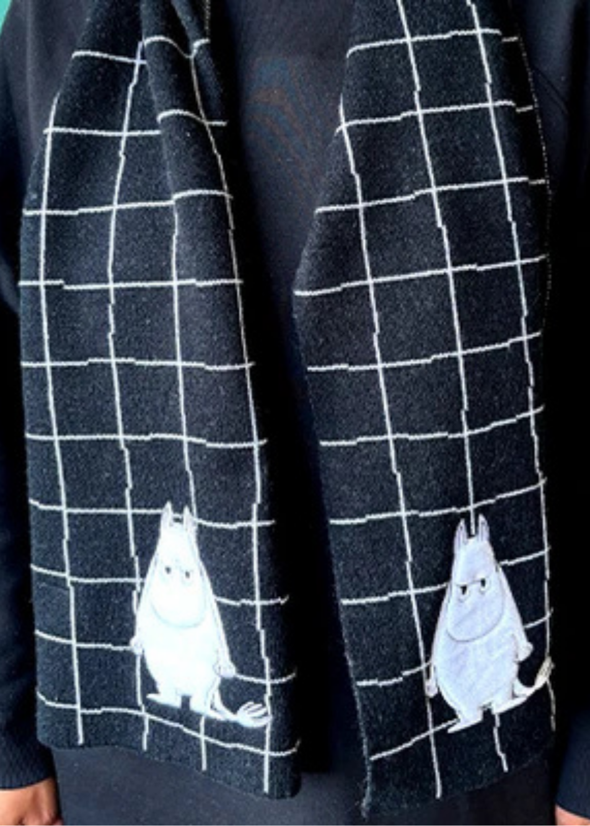 House of Disaster - Moomin Embellished Angry Scarf