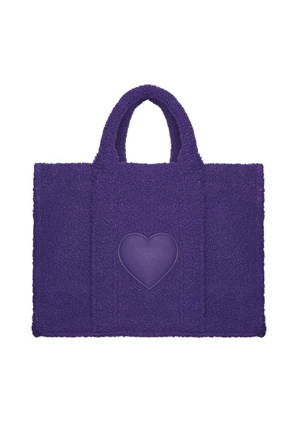 Thunder Egg - Teddy Heart shopper in Purple