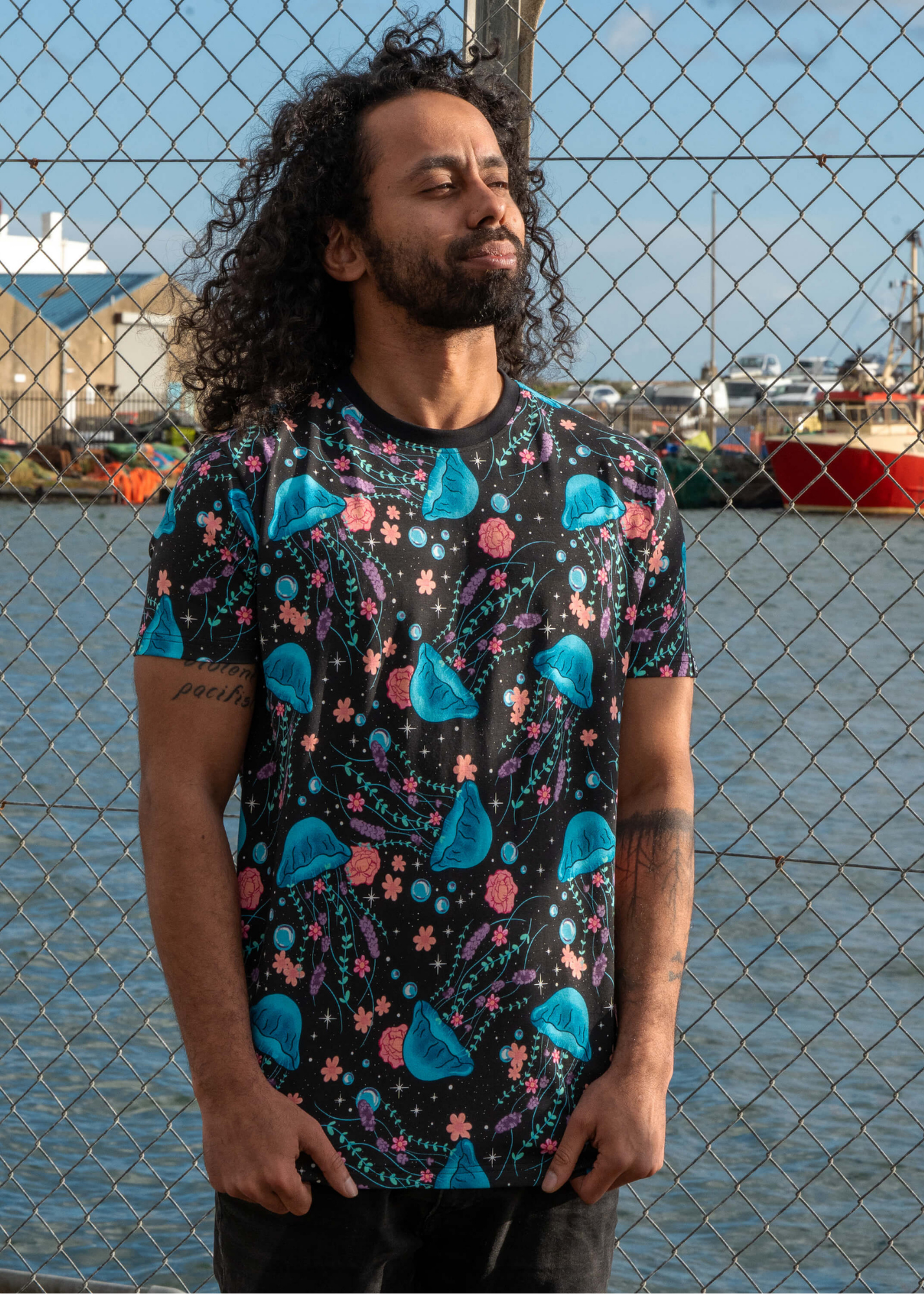 Rebel Romance - Rebel Romance Floral Jellyfish T-Shirt