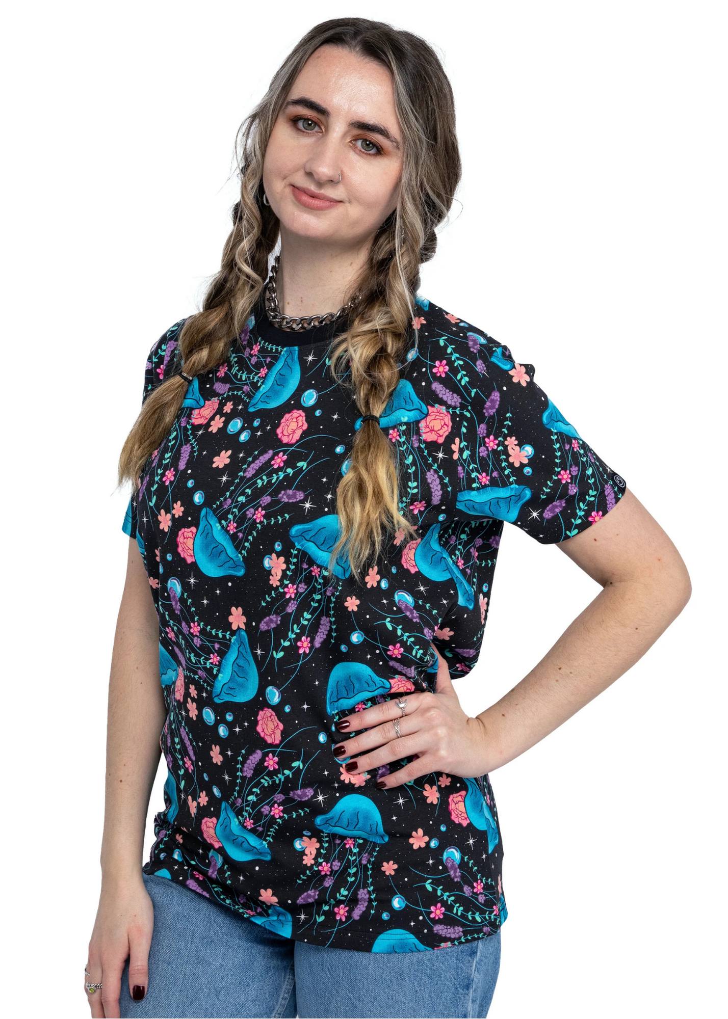 Rebel Romance - Rebel Romance Floral Jellyfish T-Shirt