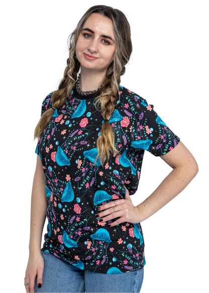 Rebel Romance - Rebel Romance Floral Jellyfish T-Shirt