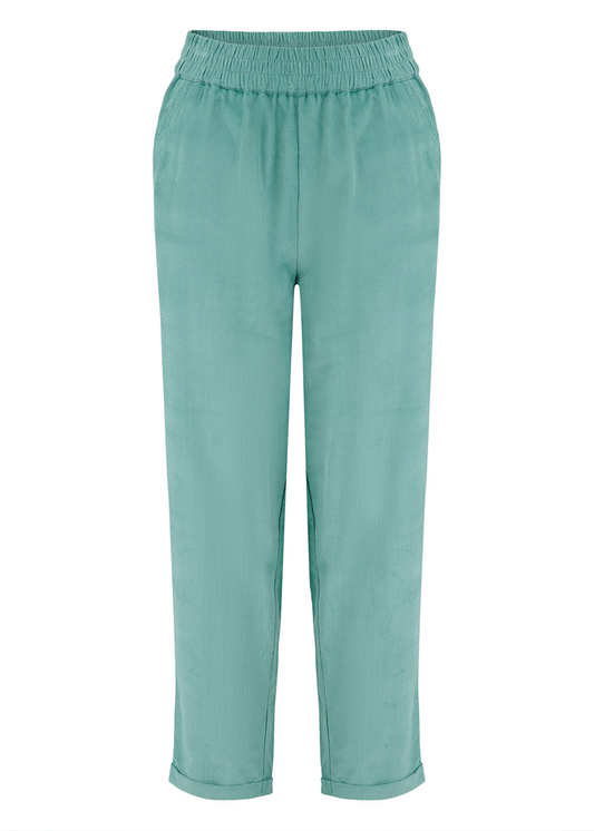 Sugarhill Brighton - Vonnie Teal Cord Trousers