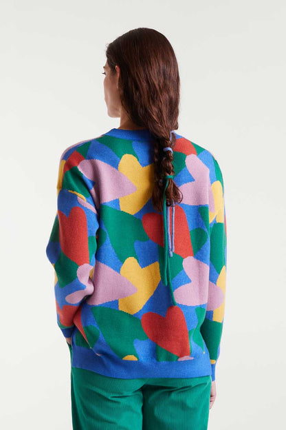 Compañia Fantastica - Cupid Heart Knit Jumper