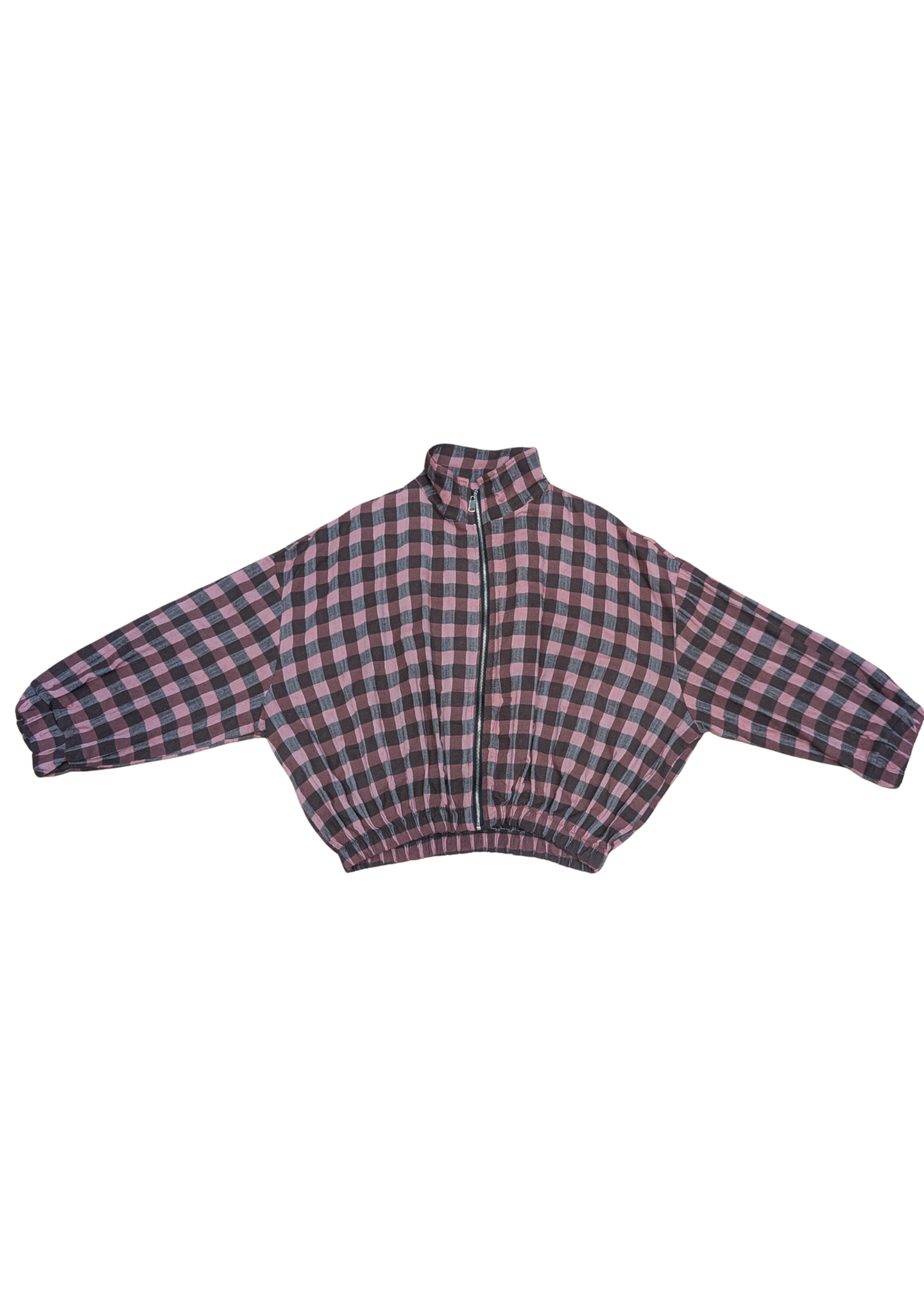 The Edit - Pink Check Oversized Jacket