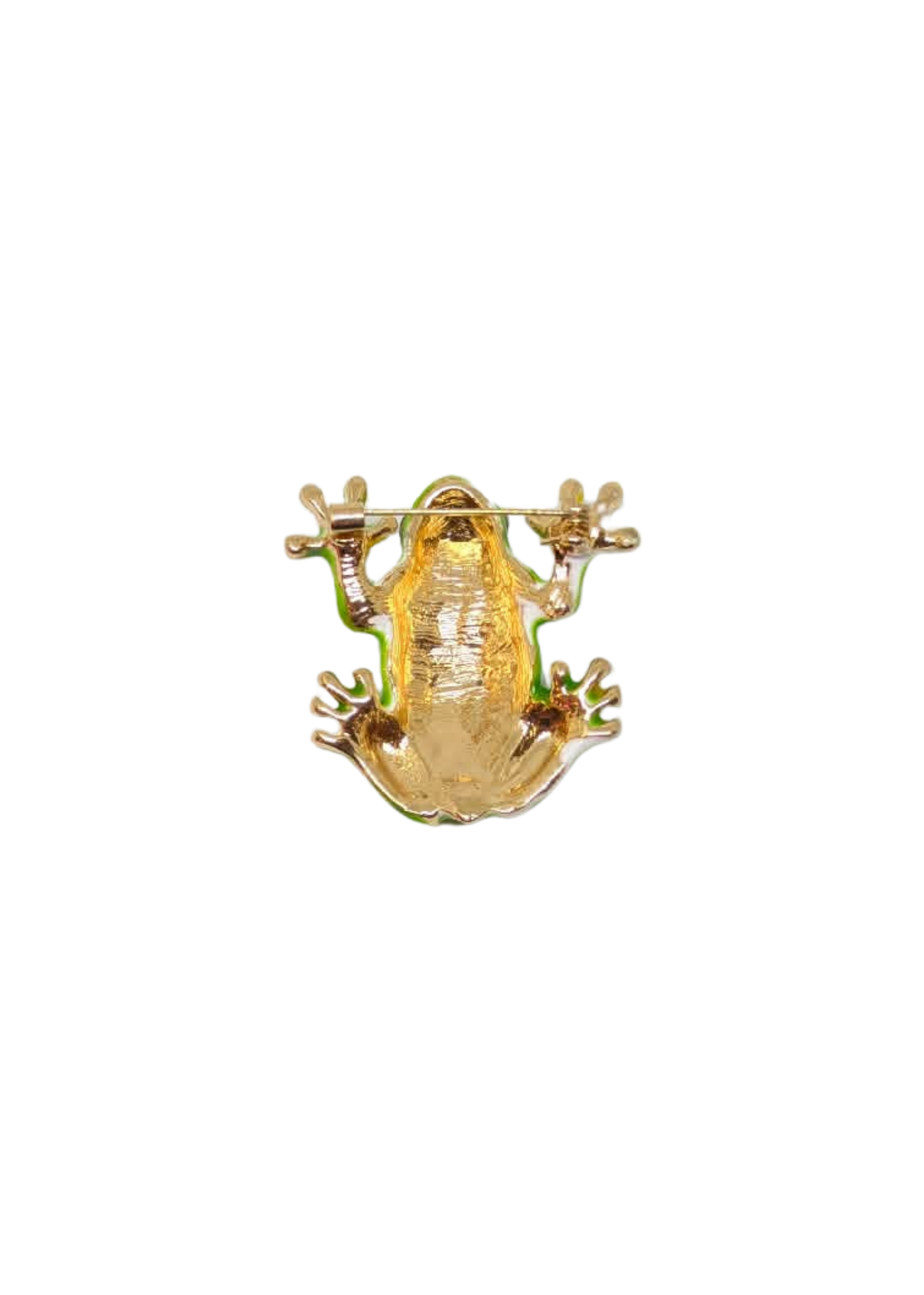 The Edit - Green Tree Frog Brooch