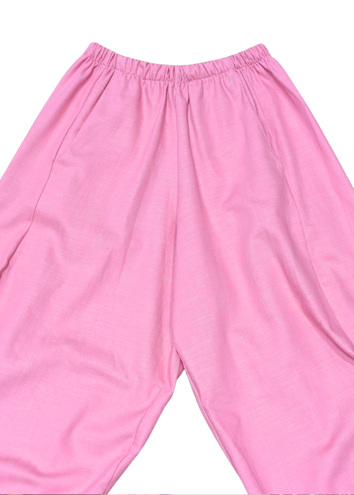 The Edit - Pink Twill Cocoon Trousers