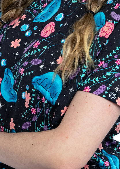 Rebel Romance - Rebel Romance Floral Jellyfish T-Shirt