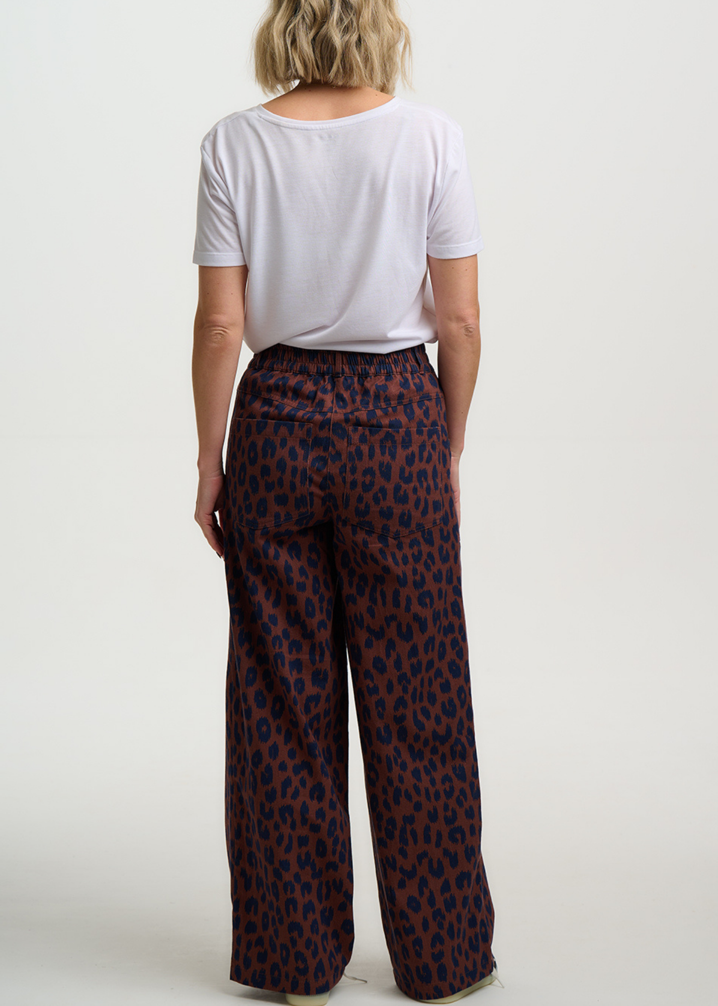 Sugarhill Brighton - Nica Wide Leg Leopard Print Trousers