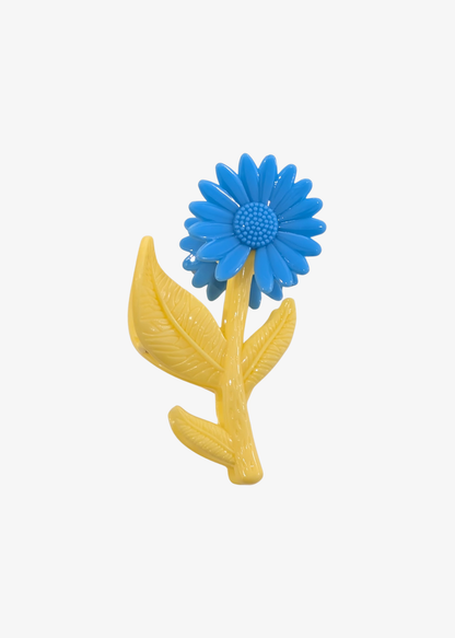 The Edit - Retro Flower Stem Hair Claws