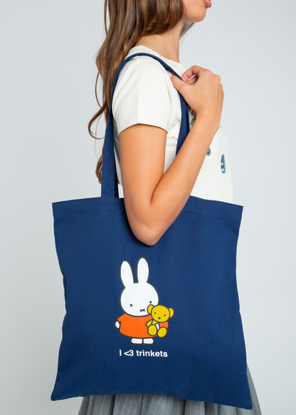 Daisy Street - Navy Blue Miffy Tote Bag