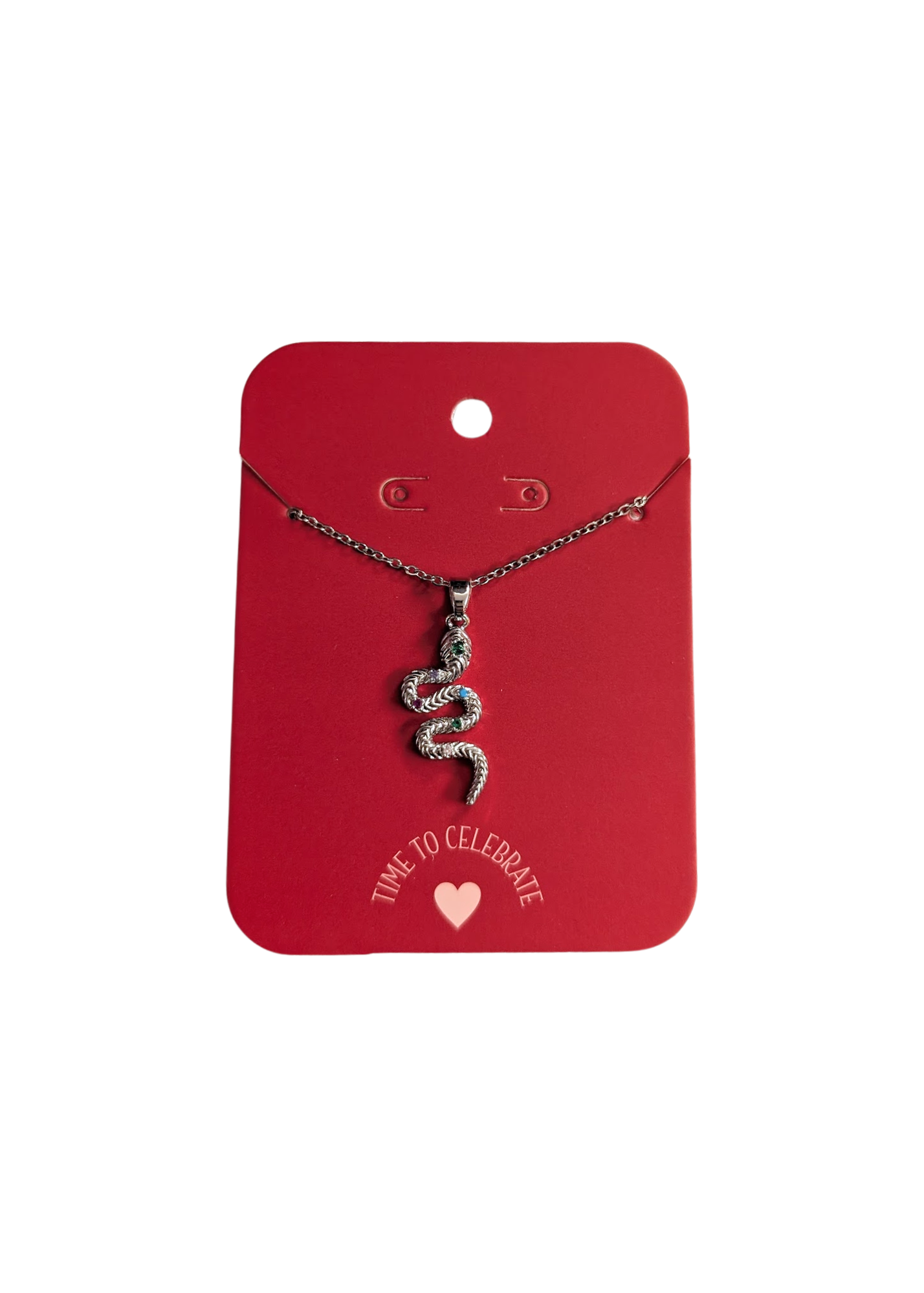 The Edit - Stainless Steel Silver Snake Necklace