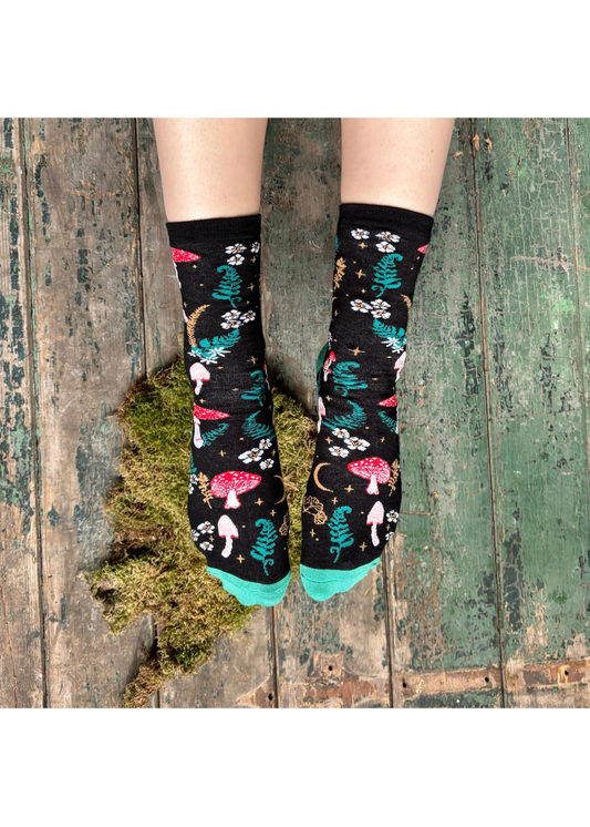 House of Disaster - Forage Black Socks