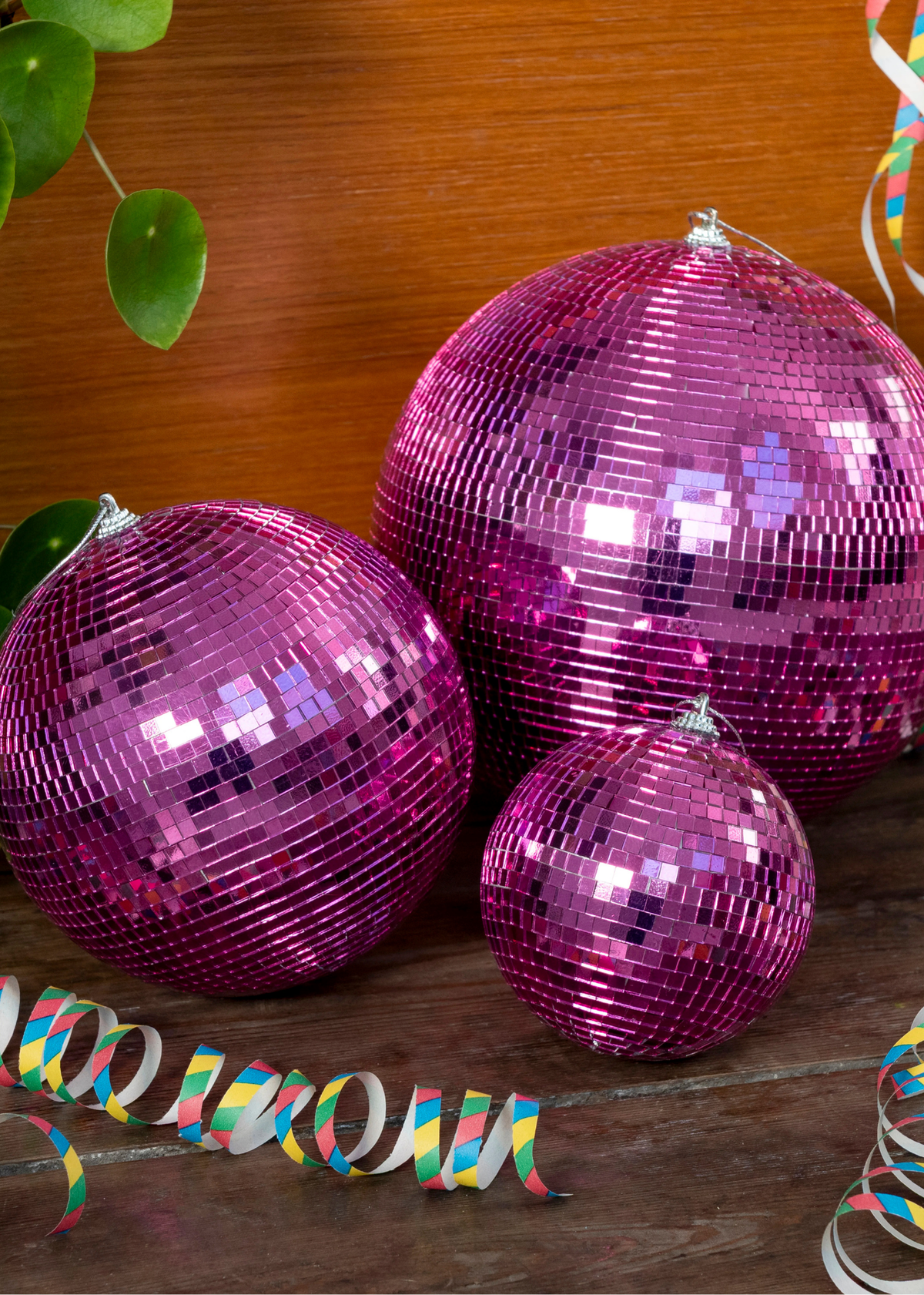 Rex London - Small Hanging Pink Disco ball
