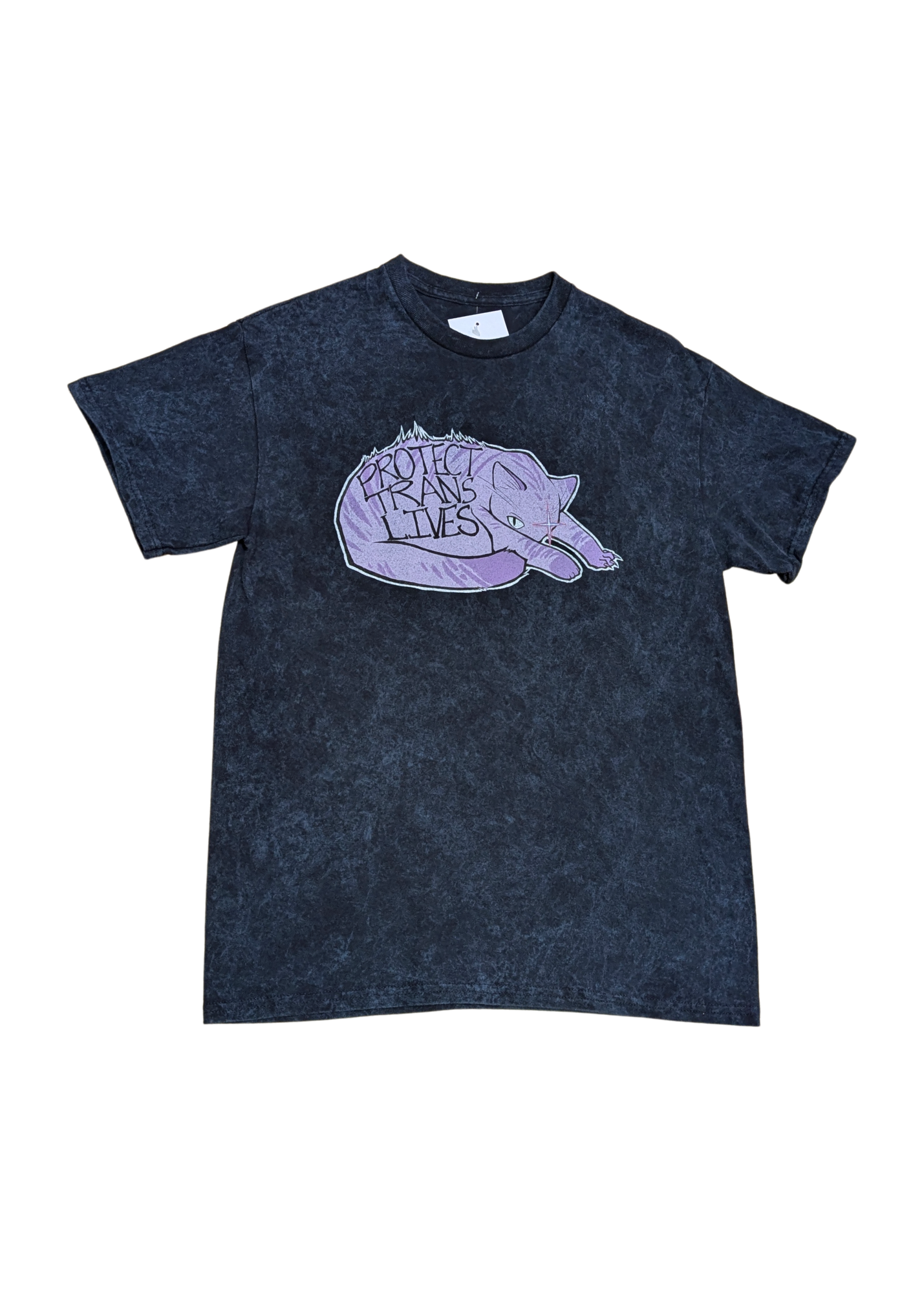 Home of Rainbows - Unisex 'Protect Trans Lives' Cat Charity Tee