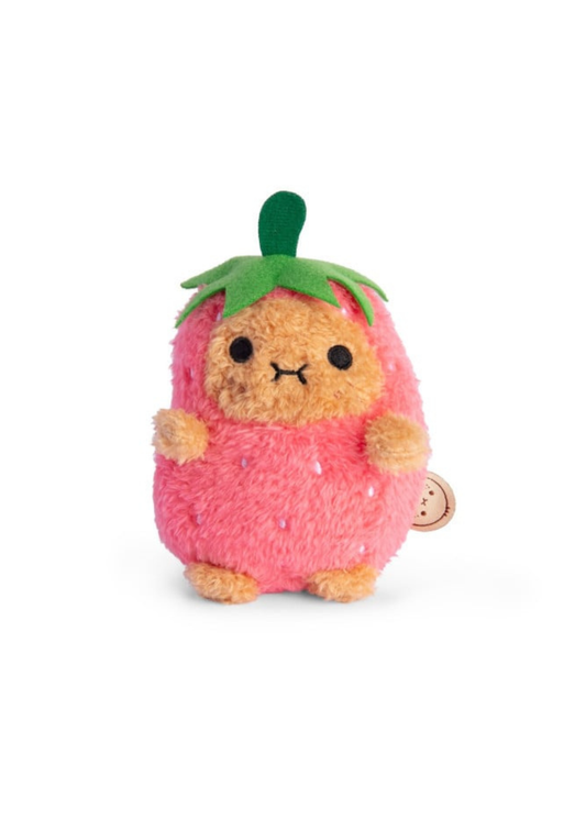 Noodoll - Strawberry Ricespud Mini Sitting Plush Toy