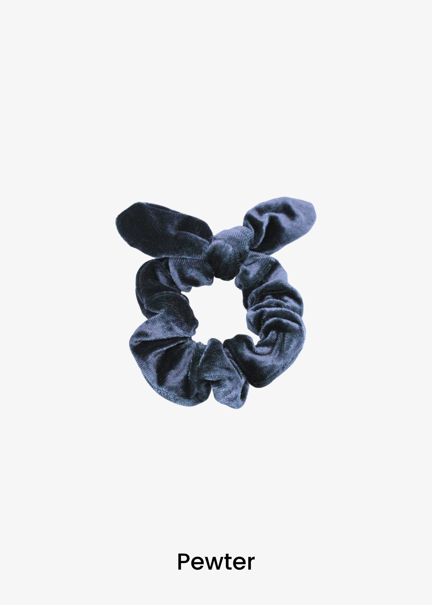 The Edit - Single Velvet Bow Scrunchie