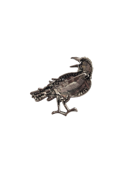 The Edit - Pink Bejeweled Raven Brooch