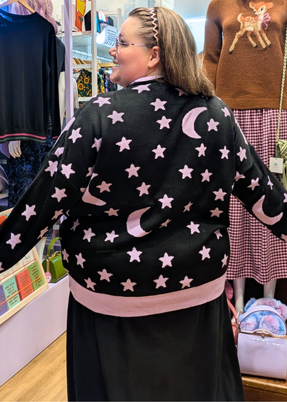 Thunder Egg - Cosmic Cats Oversized Jumper