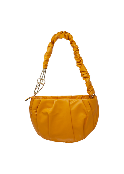 The Edit - Ruffle Crossbody Bag in Orange