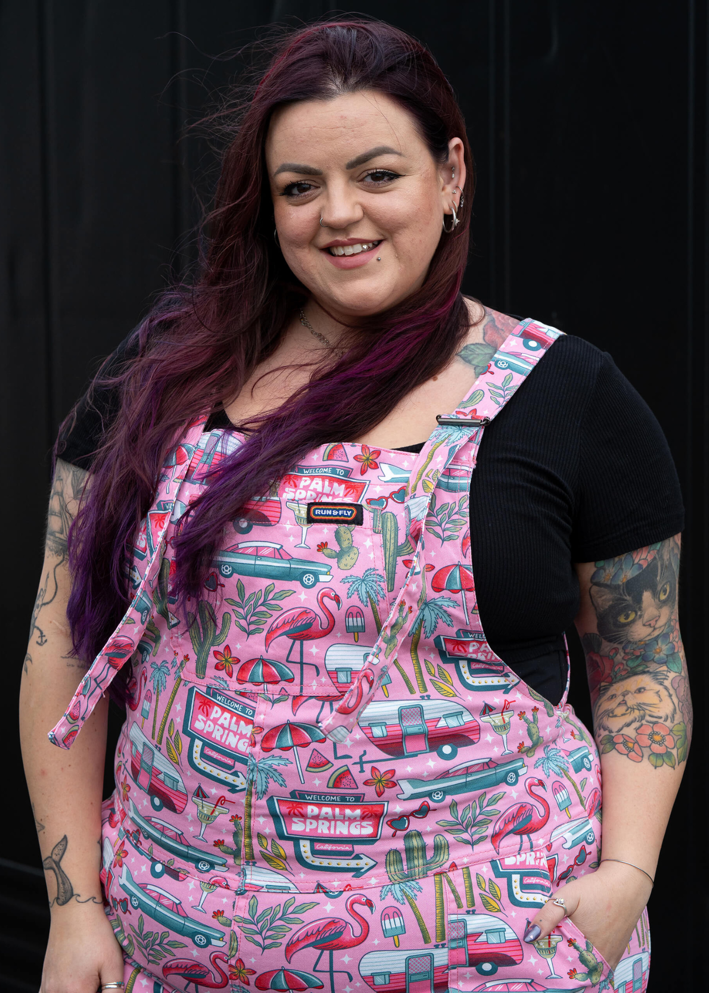 Run & Fly - Palm Springs Stretch Twill Dungarees