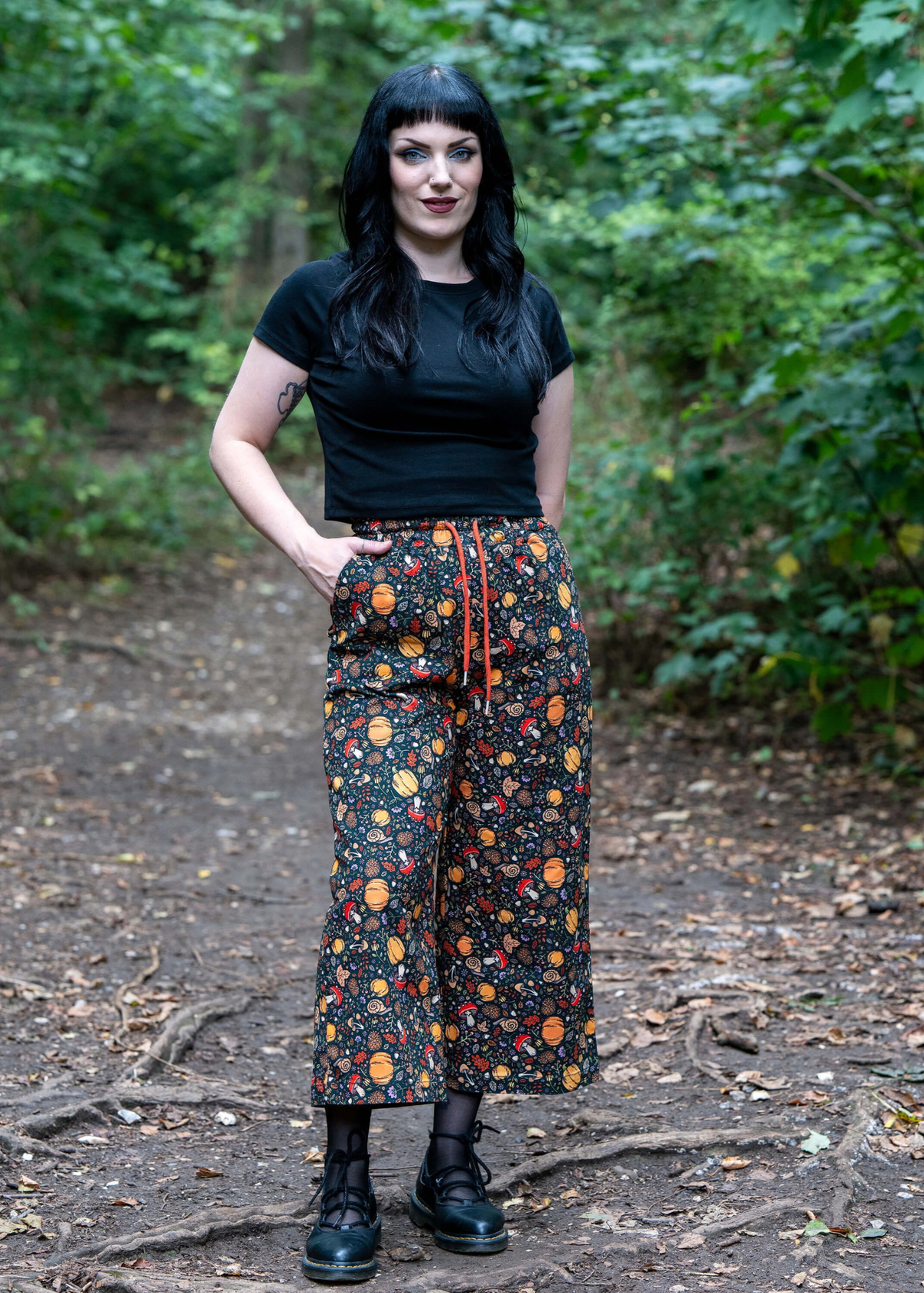 Rebel Romance - Autumn Favourites Wide Leg Cropped Trousers