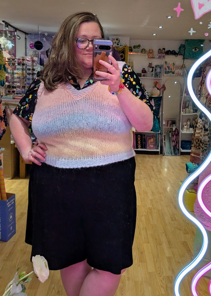 The Edit - Rainbow Ombre Knitted Sweater Vest