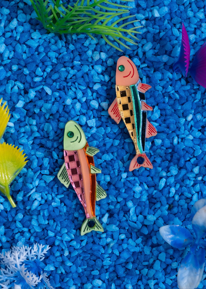 Cuteryko - Rainbow Trout Earrings