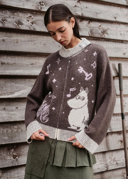 Daisy Street - Moomin Zip-up Cardigan