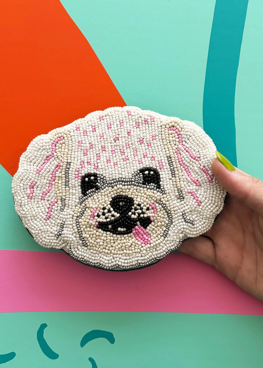 House of Disaster - Dog House Beaded Coin Purse