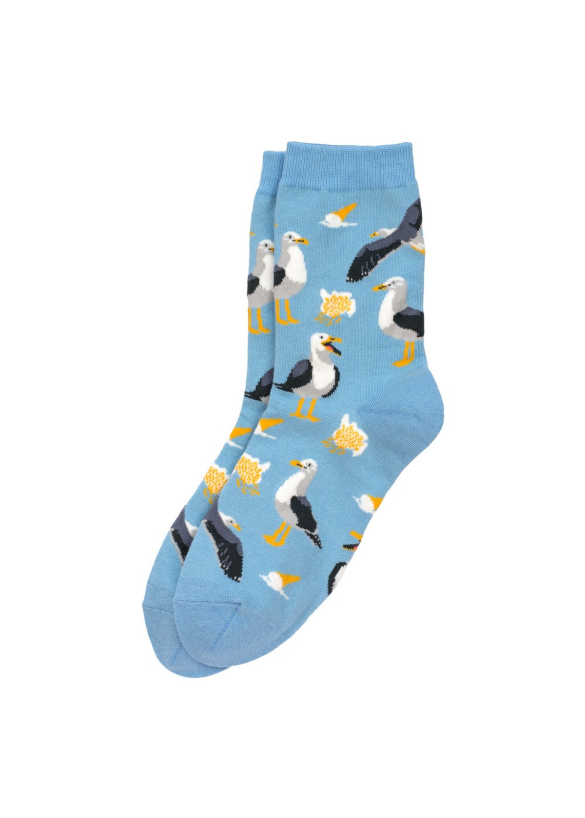 Joe Cool - Seagull Snack Thief Socks in Blue