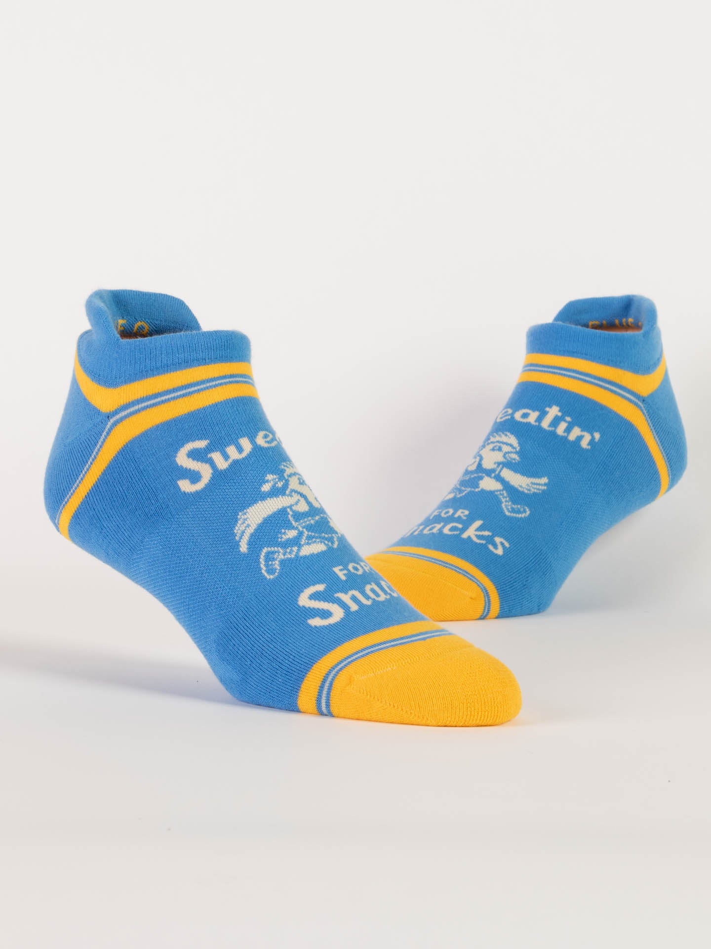 Blue Q - Sweatin' For Snacks Sneaker Socks