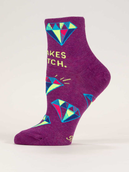 Blue Q - It takes a B*tch Ankle Socks