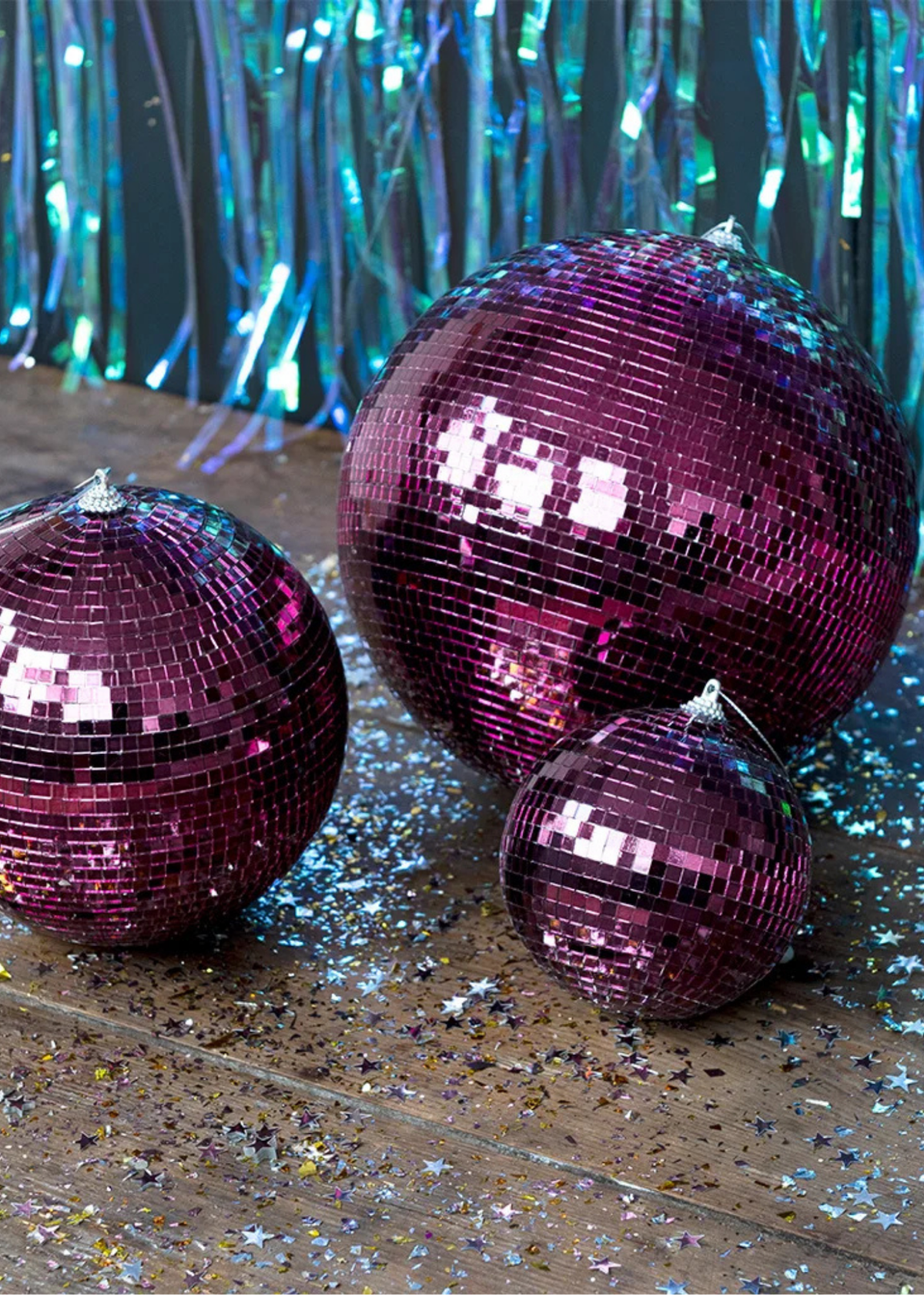 Rex London - Medium Hanging Plum Disco Ball