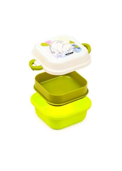 Puckator - Moomin Tammi Clip Lock Stacked Bento Snack Lunch Box