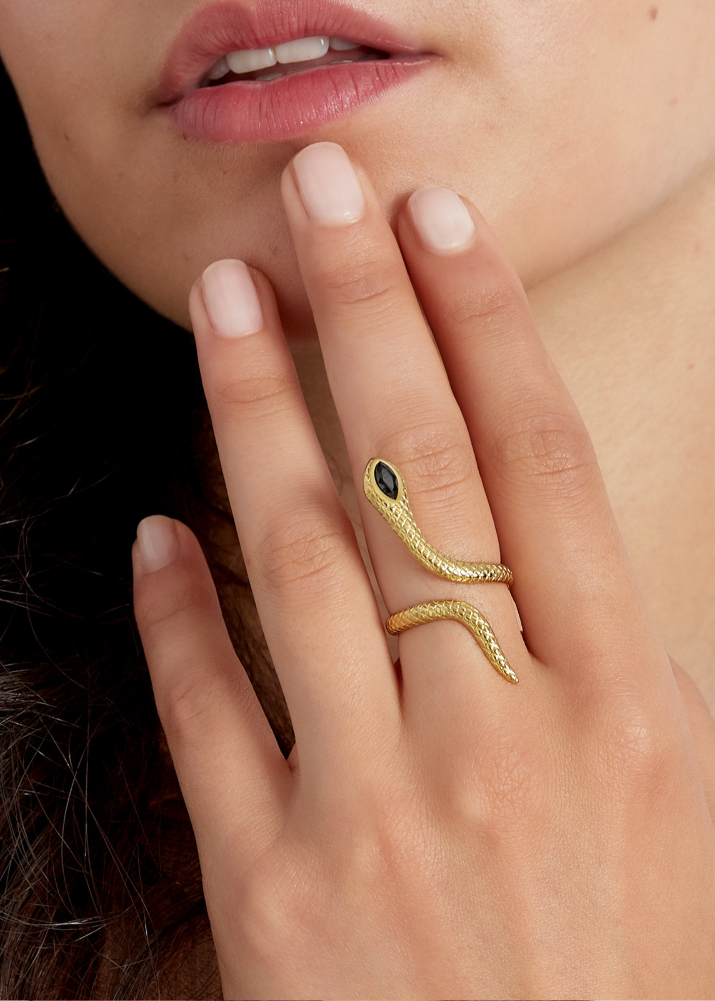 The Edit - Jewel Winding Snake Ring