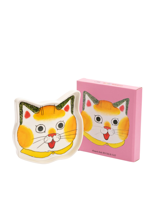 Magpie x Richard Scarry - Huckle Cat Face Shaped Trinket Dish