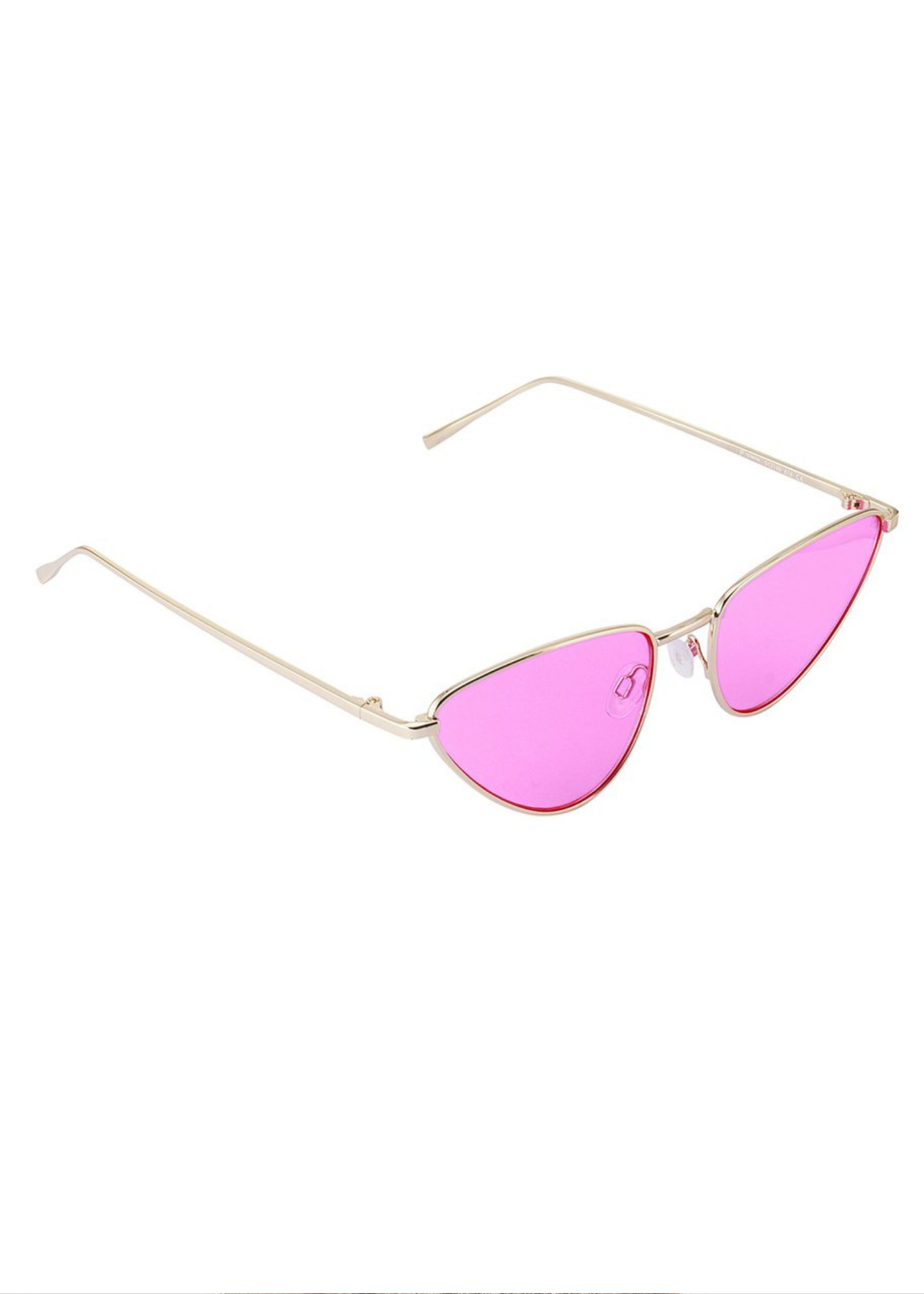 The Edit - Wire Frame Cat Eye Sunglasses in Pink