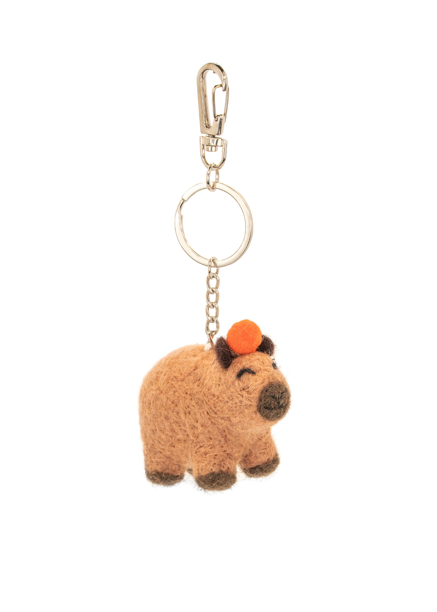 Sass & Belle - Capybara Felt Keyring