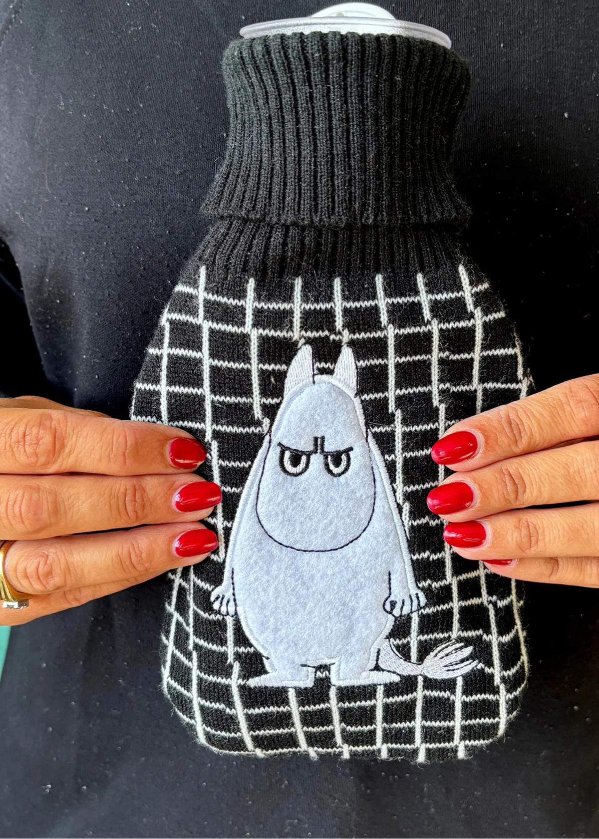 House of Disaster - Angry Moomin Hot Water Bottle