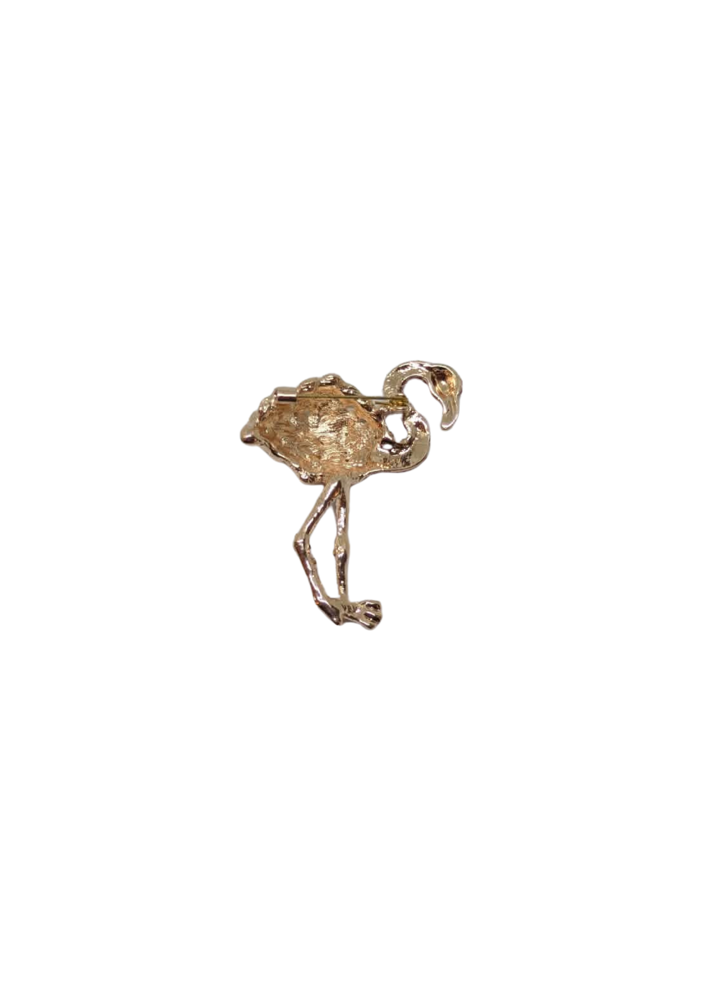 The Edit - Pink Jewel Flamingo Brooch