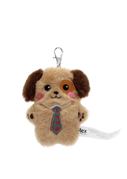 Rex London - Fluffy Dog Keyring Bag Charm