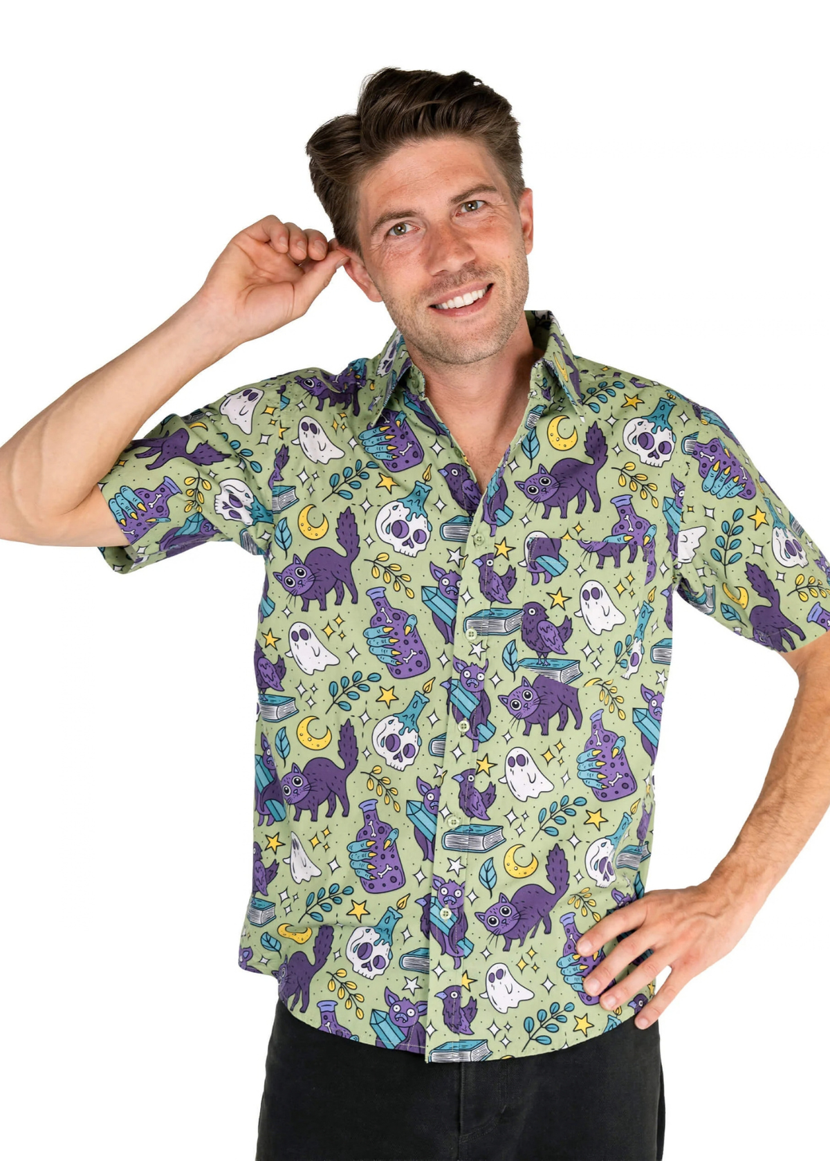 Run & Fly - Cool Mint Spooks Short Sleeve Shirt
