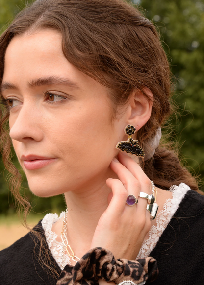 My Doris - Halloween Bat Earrings