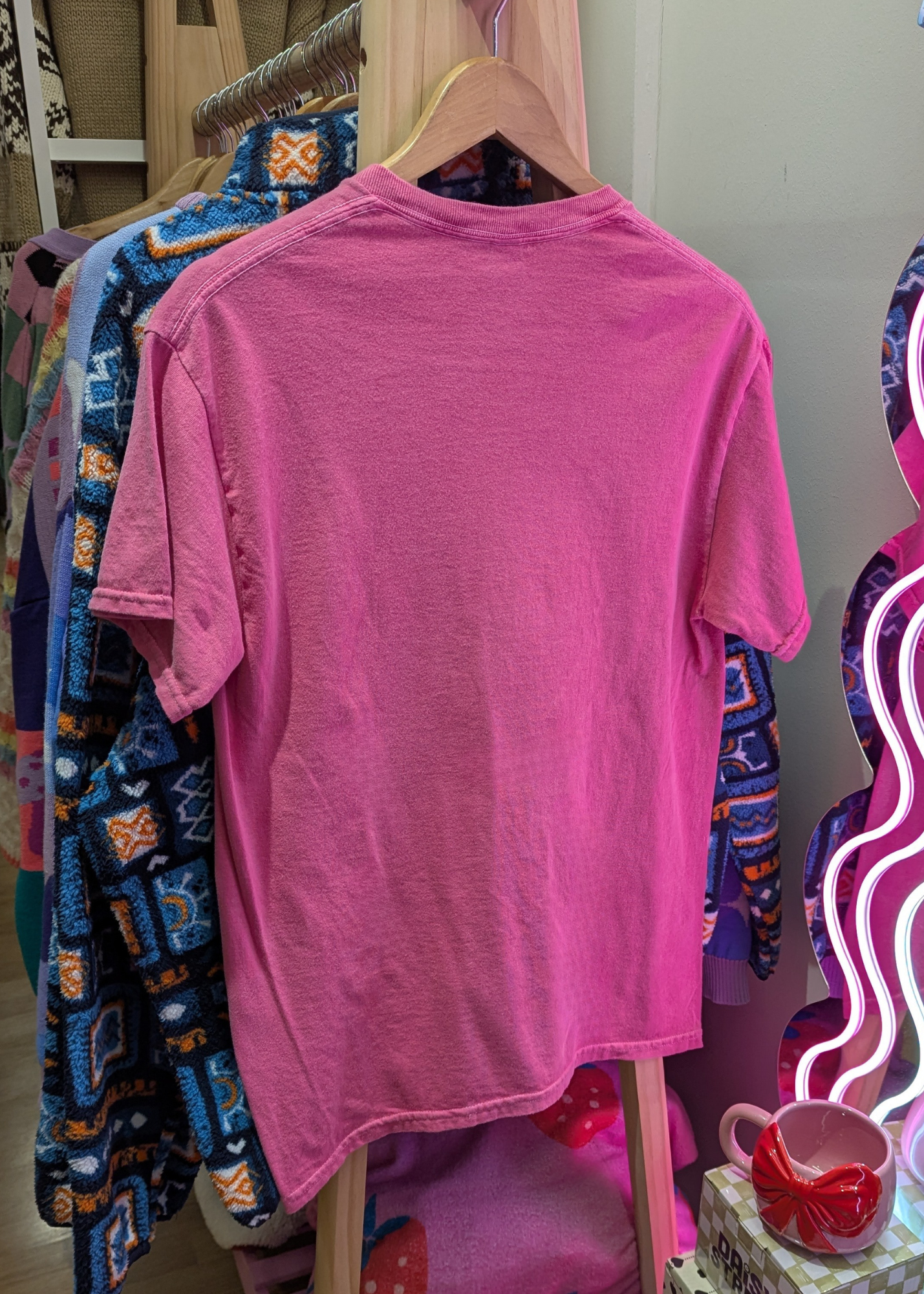 Daisy Street - Washed Pink Trust Your Intuition Cat Tee