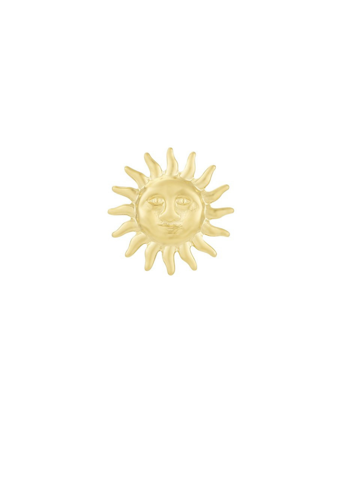 The Edit - Sunshine Brooch in Gold