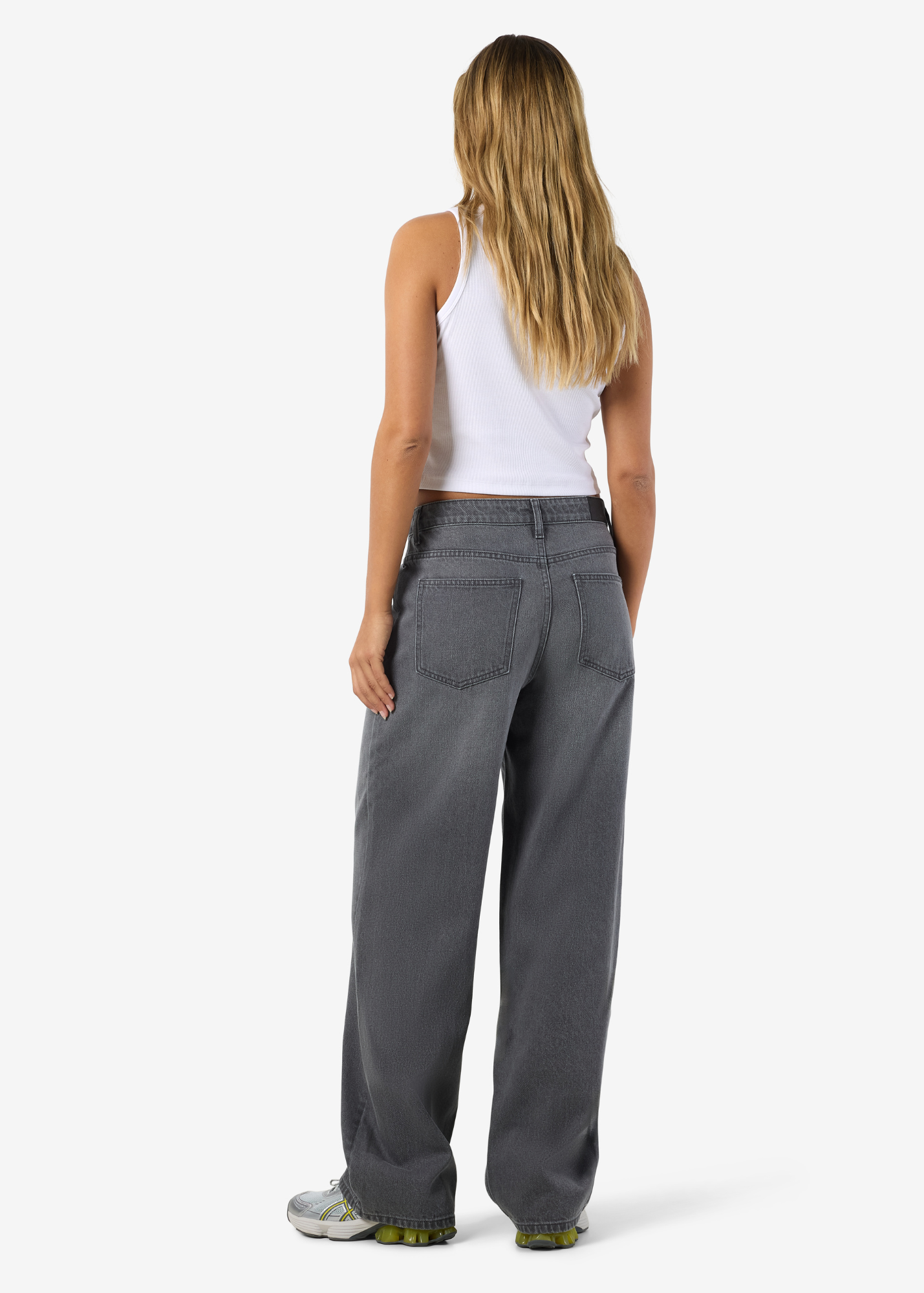 Noisy May - Grey Wide Leg Jeans